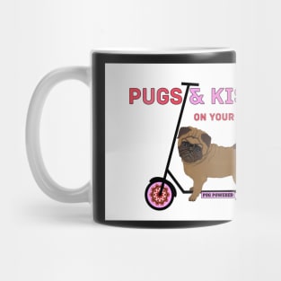 Pug power - pugs and kisses birthday card Mug